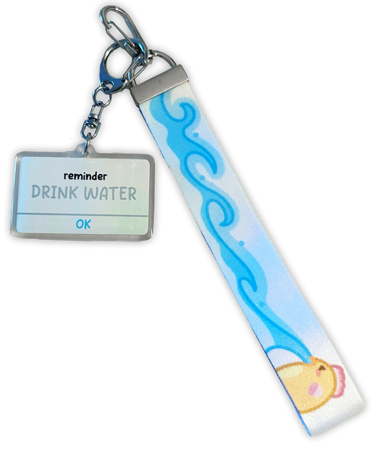 Bottle Lanyard Keychain - Reminder