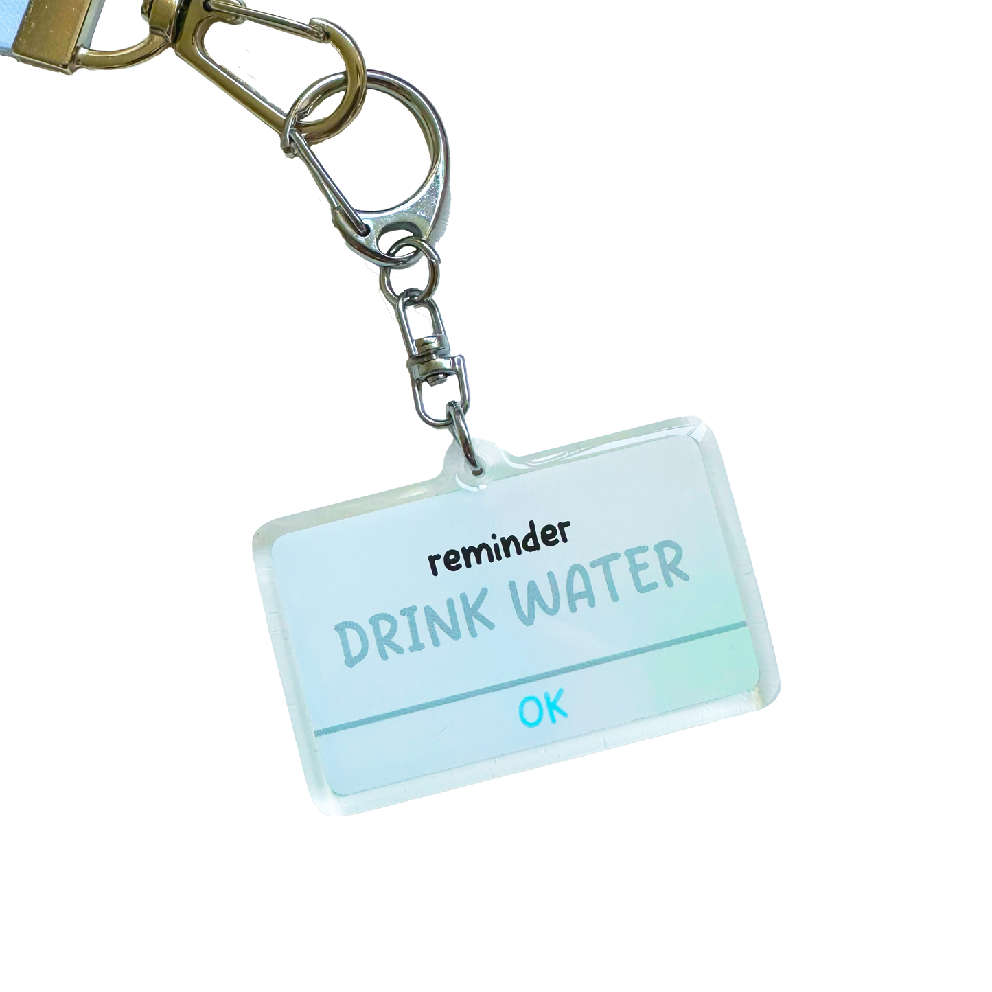 Bottle Lanyard Keychain - Reminder