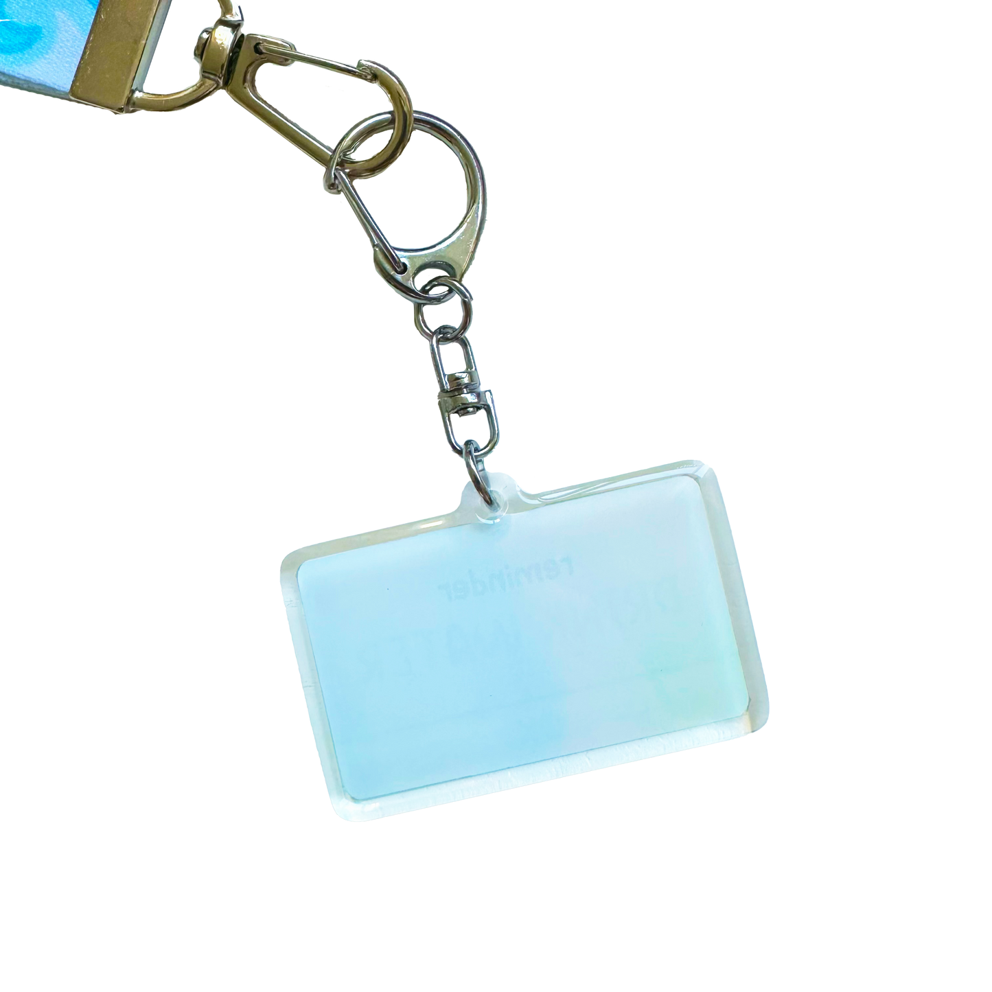 Bottle Lanyard Keychain - Reminder