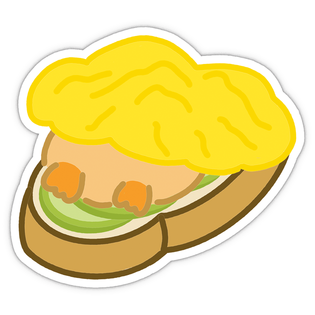 Breakfast Kokkok Vinyl Sticker