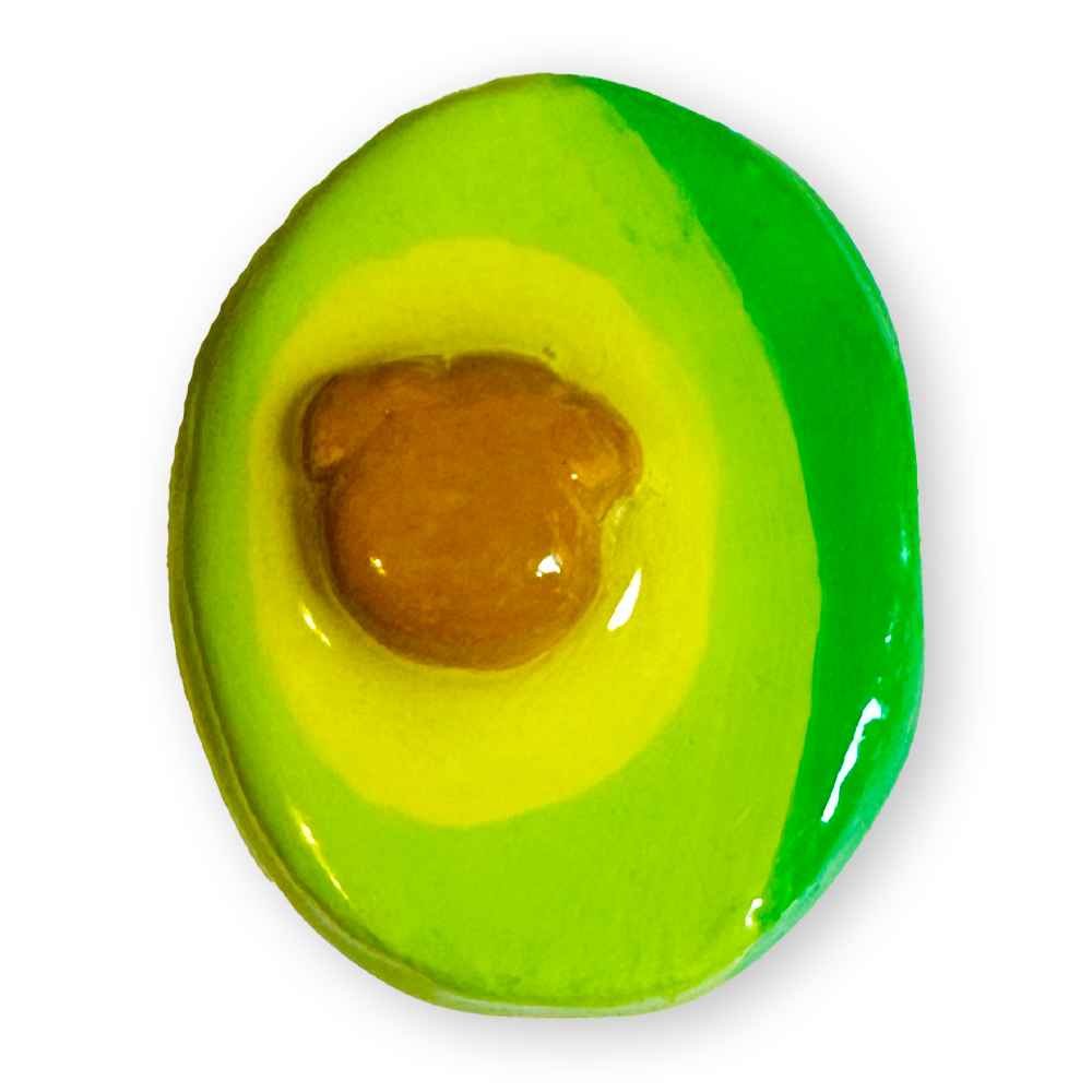Avocado Clay Pin