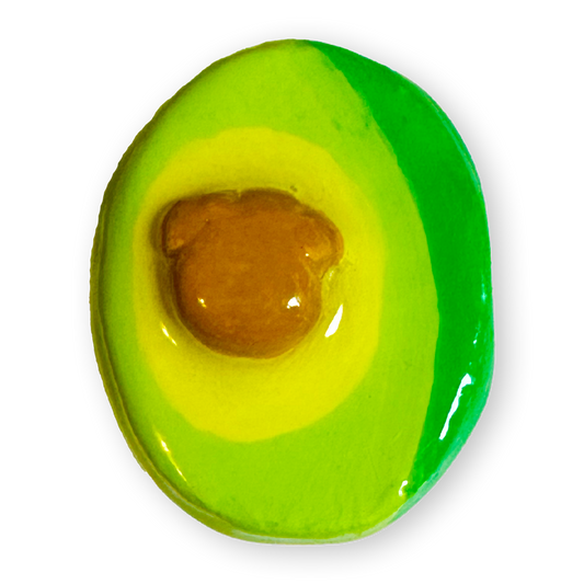 Avocado Clay Pin