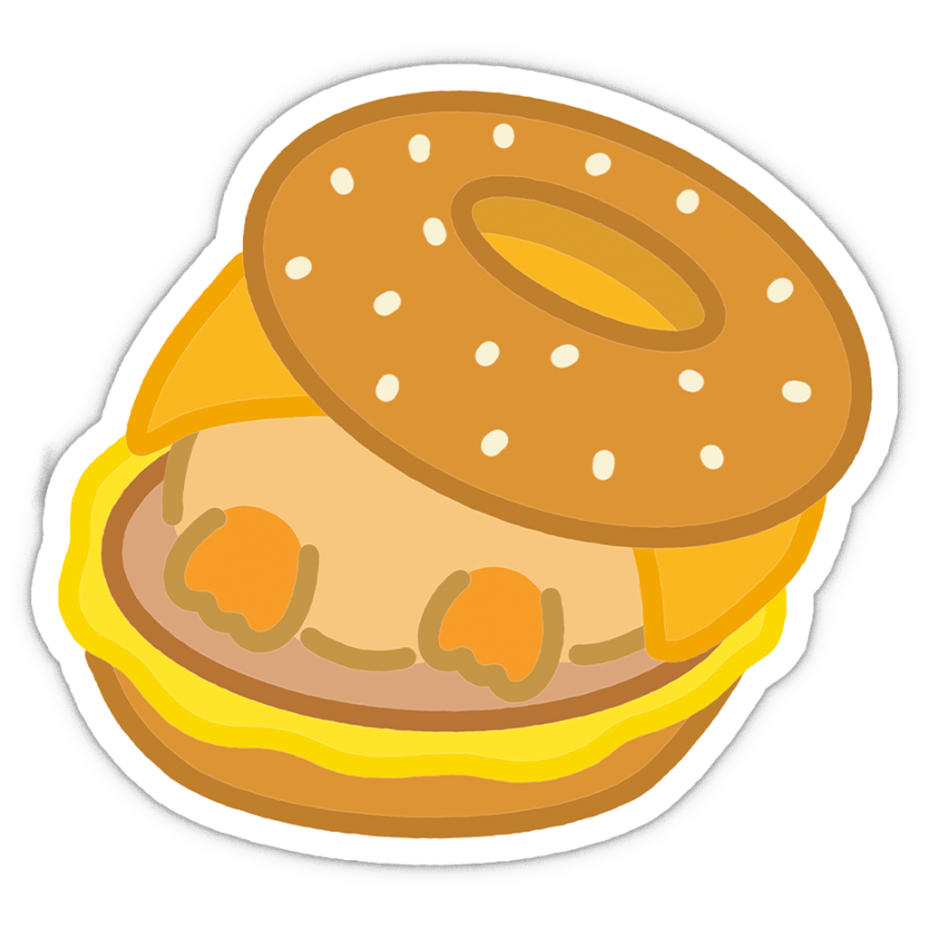 Breakfast Kokkok Vinyl Sticker