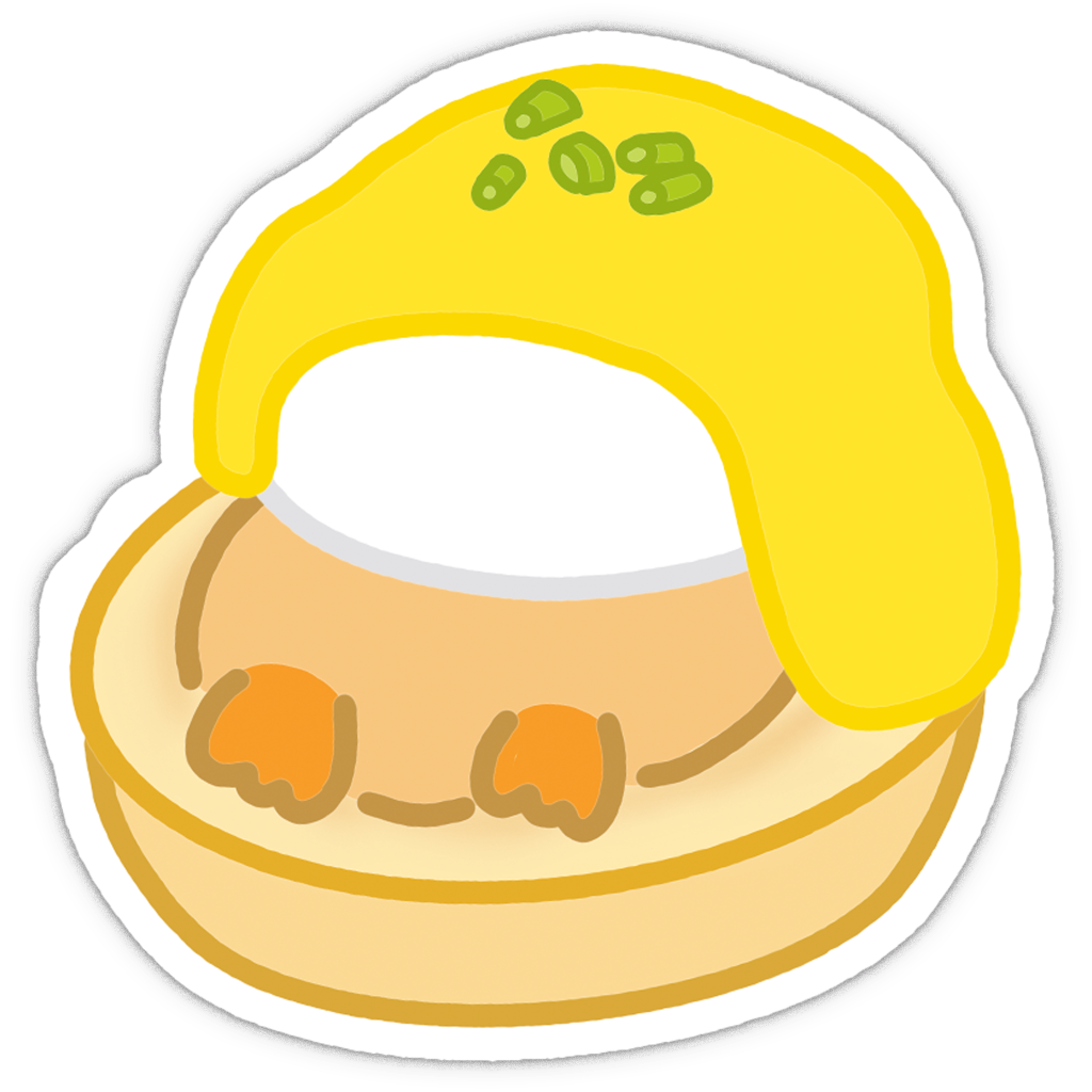 Breakfast Kokkok Vinyl Sticker