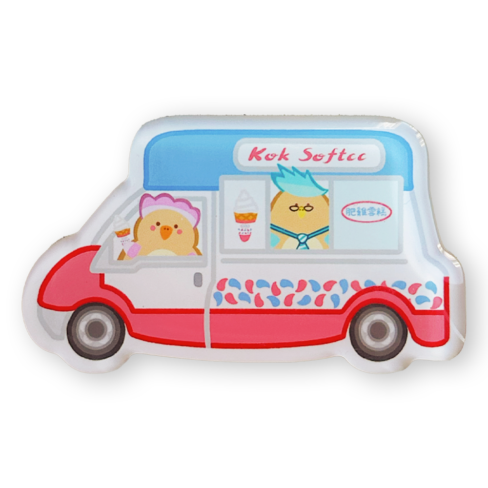 Ice Cream Van Magnet
