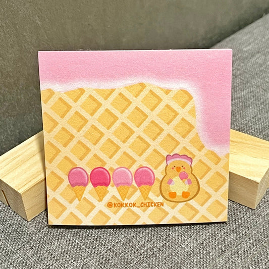 Ice Cream Sticky Notes