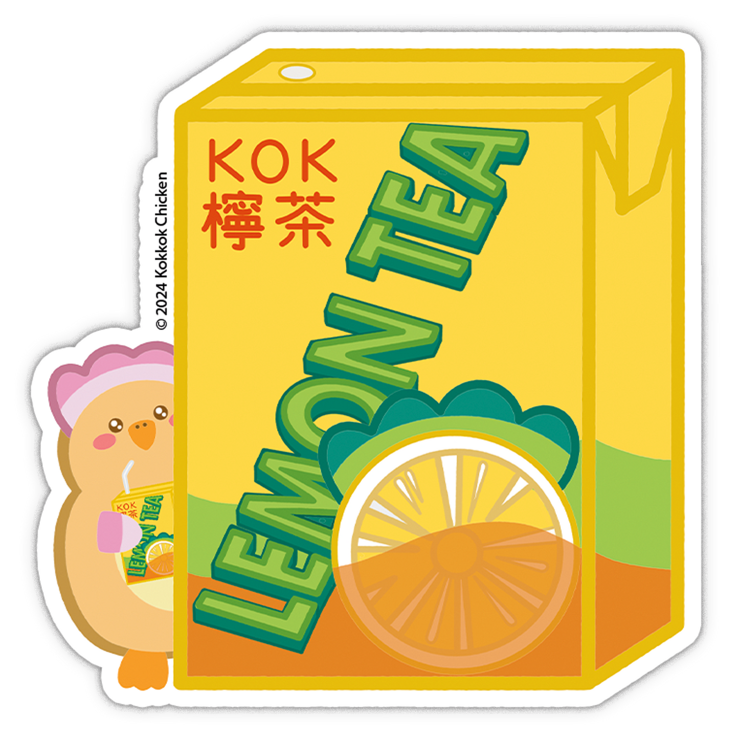Hong Kong Drink Kokkok Vinyl Sticker
