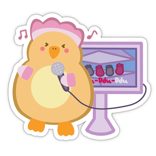 K-Pop Kareoke Vinyl Sticker