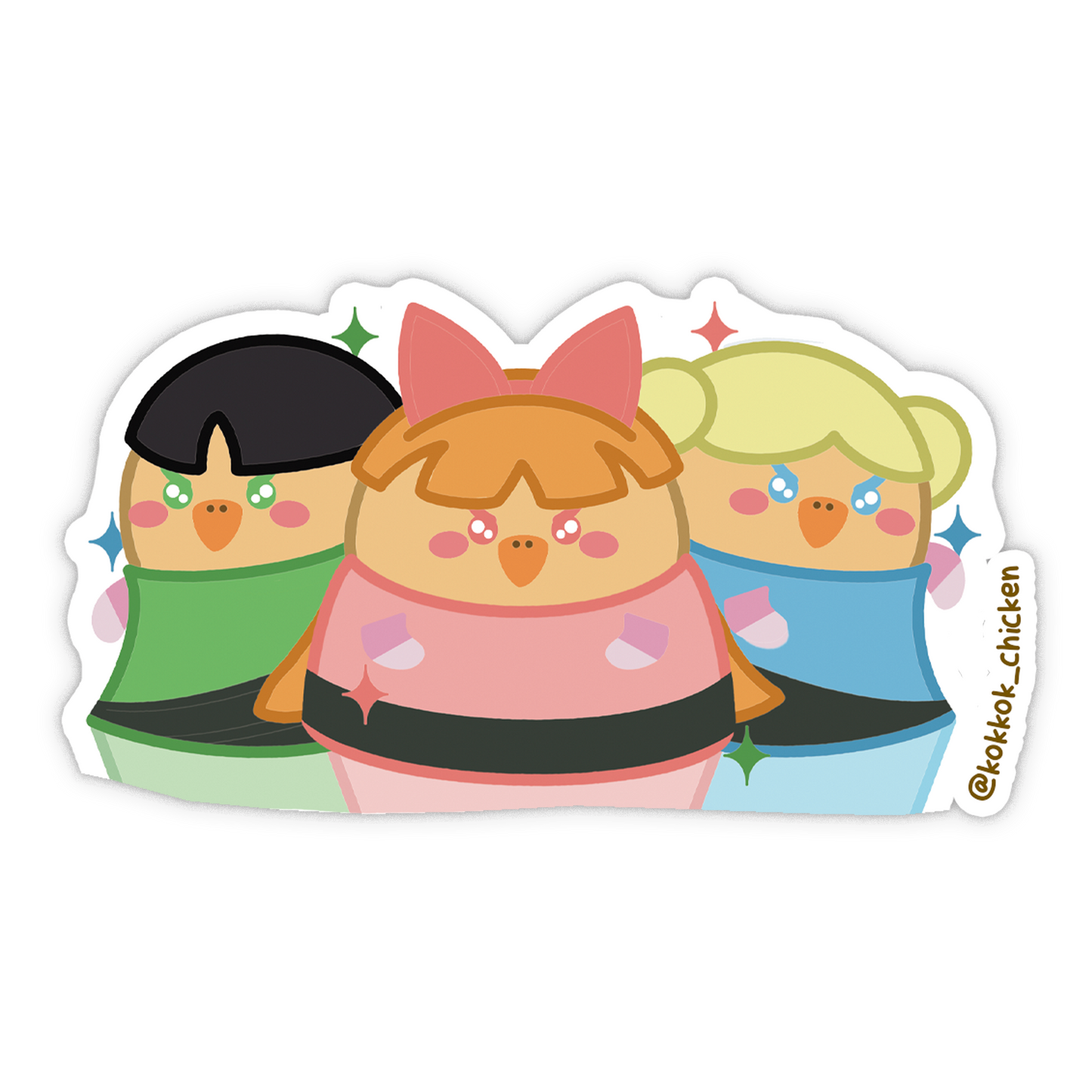 Powerpuff Kokkok VInyl Sticker